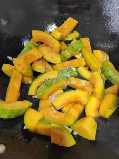 かぼちゃ炒めのレシピ手順：5