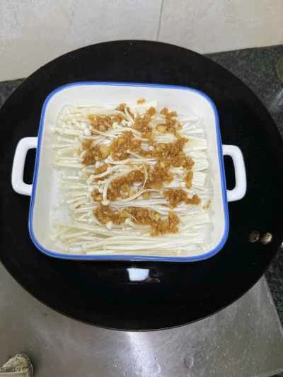 ニンニク春雨とエノキ茸の作り方：10