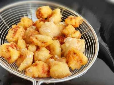 パイナップル入り酢豚のレシピ手順：9