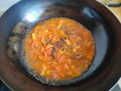 トマト入りスクランブルエッグの作り方：8