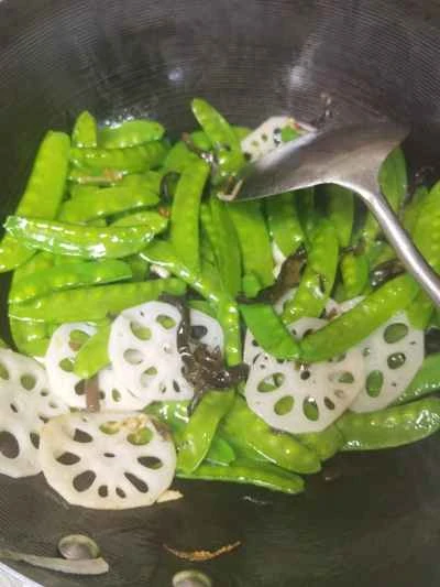 蓮池炒めのレシピ手順:4