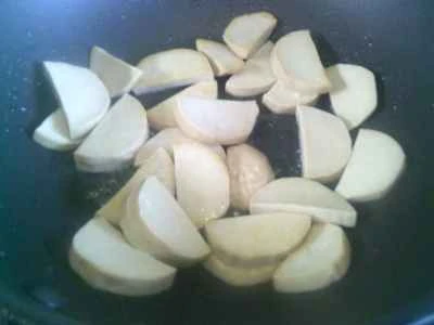 野菜とキノコのピクルスを使ったベジタリアンチキンの作り方：4