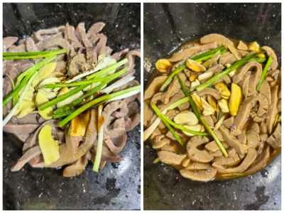 酸辣豚キドニー。作り方：3