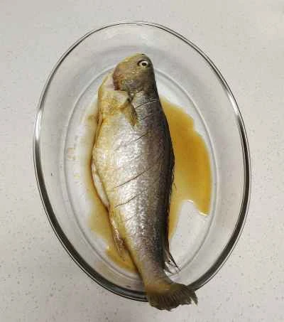 蒸しニベのレシピ手順：2