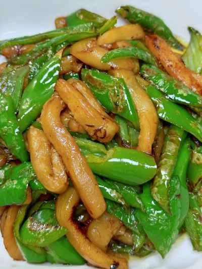 ナスと唐辛子の炒め物のレシピ