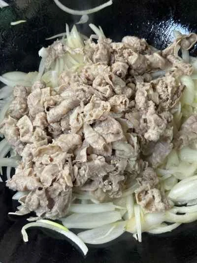 牛肉と玉ねぎの炒め物の作り方：6