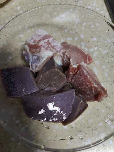 豚レバーと赤身の塩焼きの作り方：2