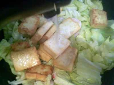 ロブスターテールボール、キャベツ、豆腐の作り方：8