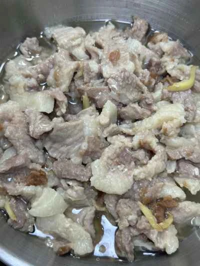 酸っぱい梅の蒸し豚バラ肉の作り方：12
