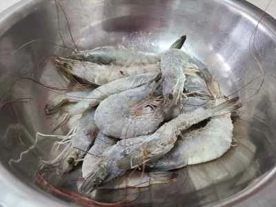 レンコンとエビの炒め物の作り方：5