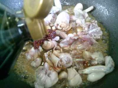 ロブスターのしっぽとウシガエルの調理手順：9