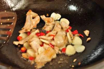 3種類のキノコの乾燥鍋の作り方：5