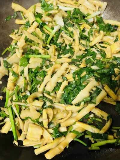 たけのこの炒め方の手順:5