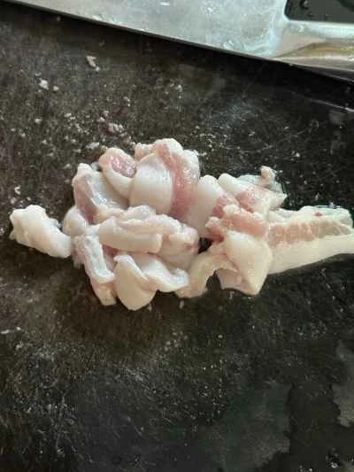 豚皮入り冬野菜炒めの作り方：2