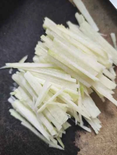 冬筍と豚肉の薄切り炒めの作り方：6