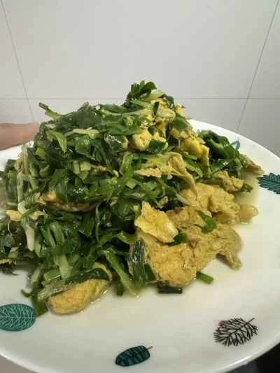 春ニラ入り卵炒めの作り方：8