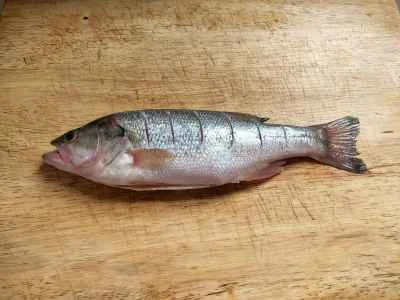 蒸しスズキのレシピ手順：2