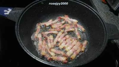 塩漬け豚肉と乾燥豆腐のインゲン炒めの作り方：4