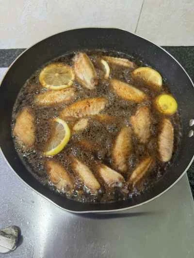 レモンコーラチキンウィングのレシピ手順：8