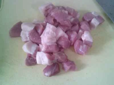 トマト煮込みグルテンパフの作り方：2