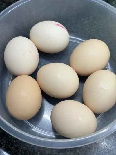 ひき肉入り煮卵の作り方：2