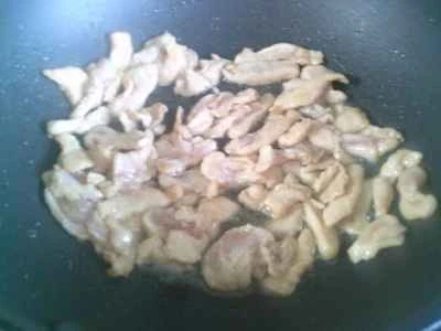 鶏胸肉とスイカの皮の炒め物の作り方：12