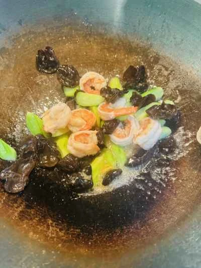 きゅうり、きくらげ、エビの作り方：4