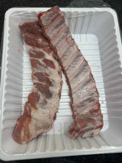 ハニーグレーズローストポークリブのレシピ手順：1