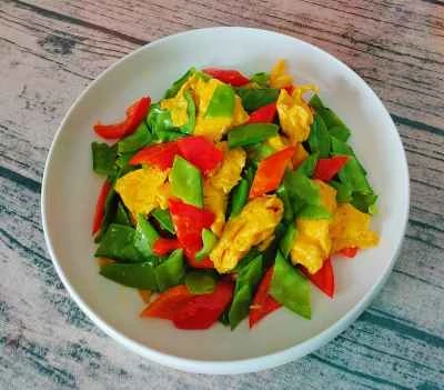 野菜入りスクランブルエッグのレシピ