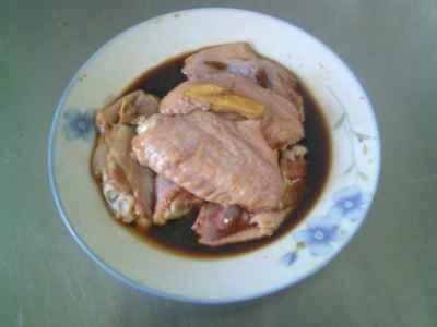 竹の葉で巻いた手羽先の作り方：7