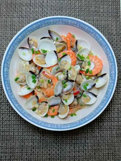 アサリと焼きエビの作り方：13