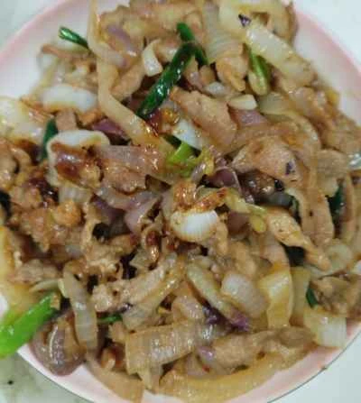 細切り豚肉と玉ねぎの炒め物の作り方：11