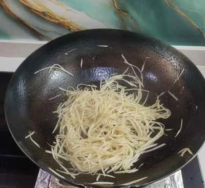 豚肉とカラシナの炒め物の作り方：4