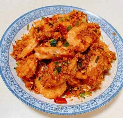 台風シェルター風エビフライの作り方：8