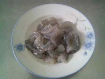 エビとたけのことピーマンの炒め物の作り方：6