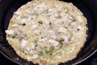 潮汕牡蠣オムレツの作り方：5