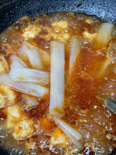 四川麺入りトマトエビペーストの作り方：10