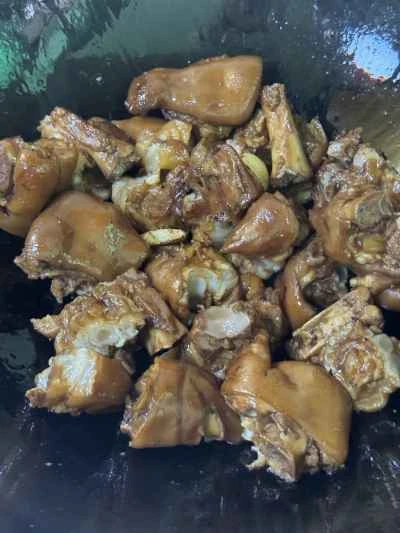 豚足の乾燥鍋の作り方：8