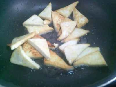 ロブスターテールボール、レタス、豆腐の炒め物の作り方：7