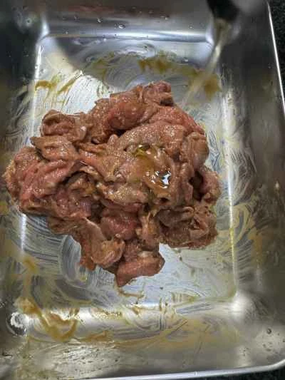 タロイモと牛肉のレシピ手順：5