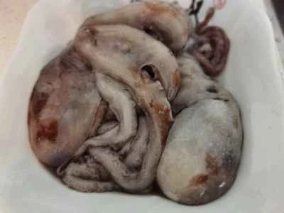 ゆでタコの作り方：1