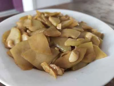 ニンニク風味の白かぼちゃのレシピ