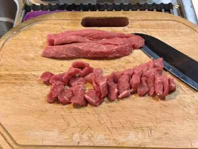 ゴーヤ、ピーマン、牛ヒレ肉の作り方：3