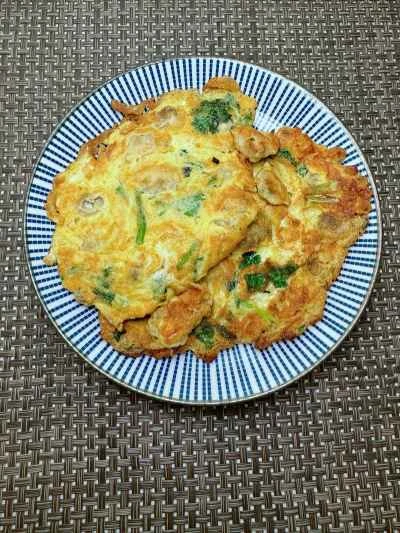 アサリと卵のオムレツの作り方：9