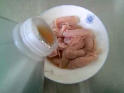 鶏むね肉と冬筍の炒め物の作り方：3