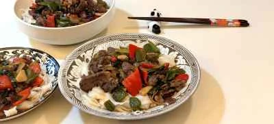 スパイシービーフヌードルのレシピ