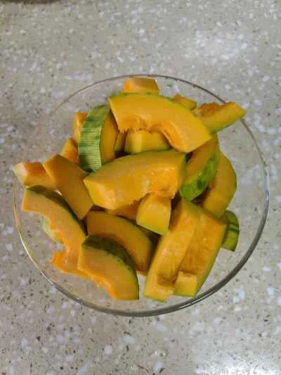 かぼちゃ炒めの作り方：2