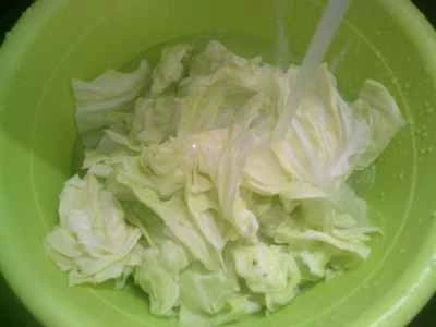 水たけのこ、カリフラワー、春雨の炒め物の作り方：3