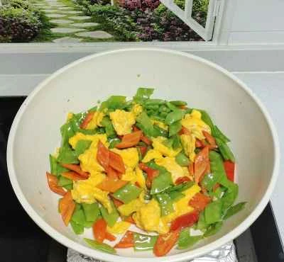 野菜入りスクランブルエッグの作り方：8