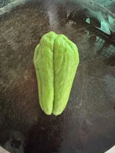 ハヤトウリの炒め方：1